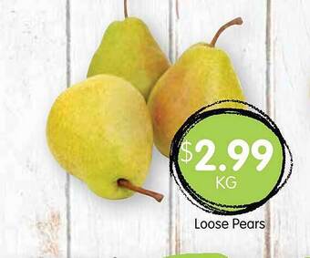 Spudshed Loose pears offer