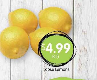 Spudshed Loose lemons offer