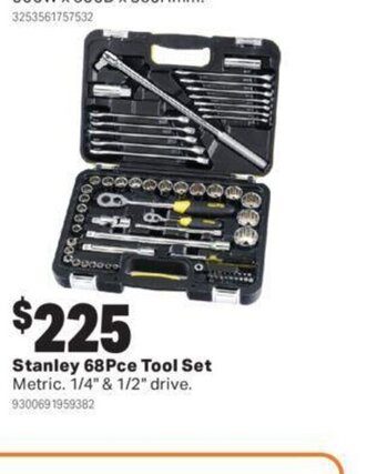 Mitre 10 Stanley 68Pce tool set offer