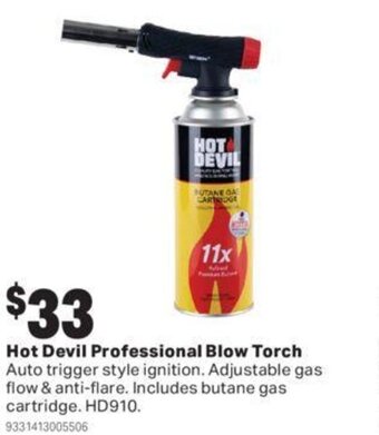 Mitre 10 Hot devil professional blow torch offer