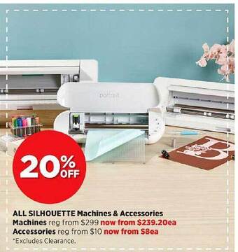 Spotlight Silhouette machines & accessories offer