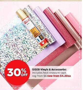 Spotlight Siser vinyls & accessories offer
