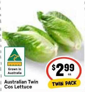 Ritchies Australian twin cos lettuce offer