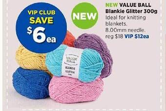 Spotlight Value ball blankie glitter offer