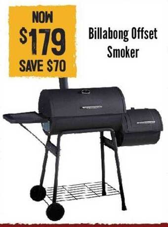 Barbeques Galore Billabong offset smoker offer