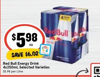 IGA Red bull energy drink offer