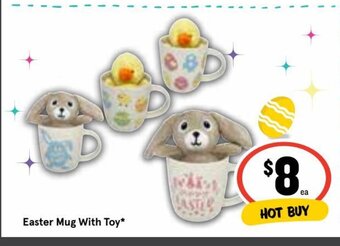IGA Easter Mug With Toy* offer