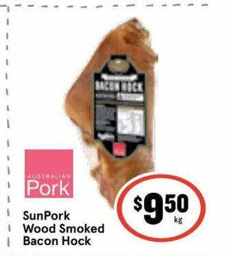 IGA SunPork Wood Smoked Bacon Hock offer