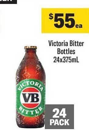 Liquorland Victoria bitter bottles offer