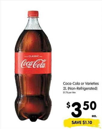 Spar Coca-cola or varieties offer