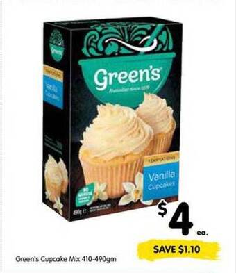 Spar Green's cupcake mix offer