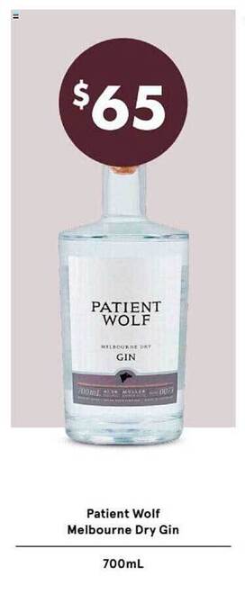 Patient wolf melbourne dry gin