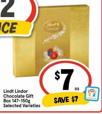 Ritchies Lindt lindor chocolate gift box offer