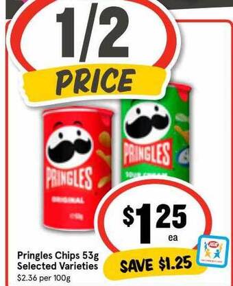 Ritchies Pringles chips offer