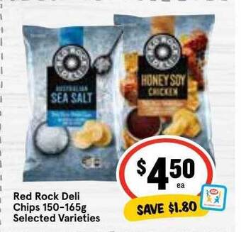 Ritchies Red rock deli chips offer