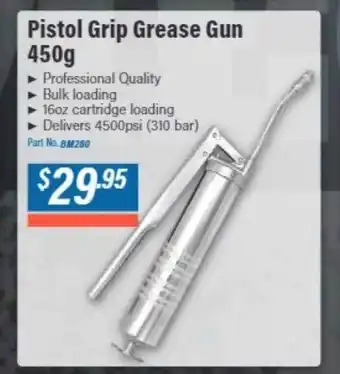 Burson Auto Parts Pistol grip grease gun offer