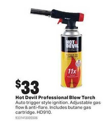 Mitre 10 Hot devil professional blow torch offer