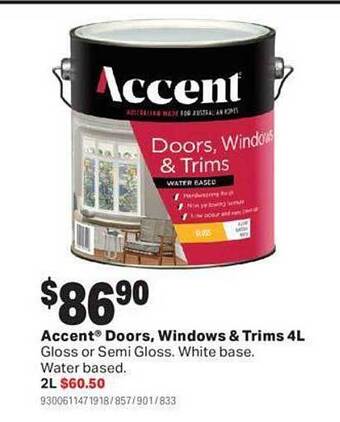 Accent doors, windows & trims