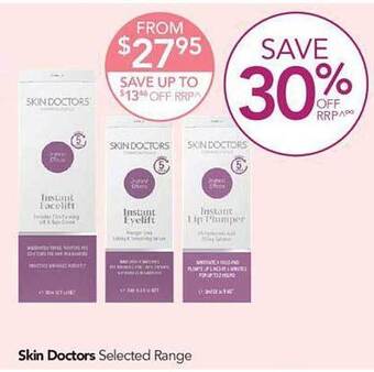 Terry White Skin doctors selected range offer
