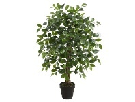 Potted Artificial Ficus Tree, 90cm