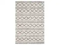 LivingStyles Studio Milly Handwoven Textured Wool Rug, 155x225cm offer