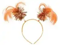 The Party People Shop Headband - Ponytail Boppers, Orange offer