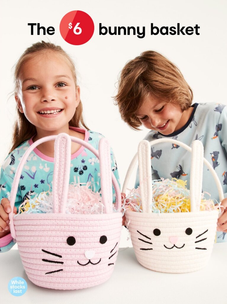 The Bunny Basket offer at Kmart