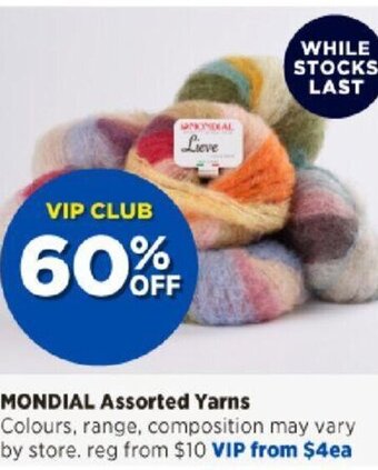 Mondial Assorted Yarns