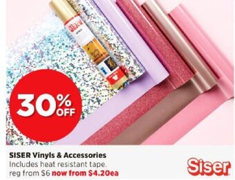 Spotlight Siser Vinyls & Accessories offer