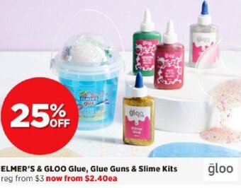 Spotlight Elmer's & Gloo Glue, Glue Guns & Slime Kits offer
