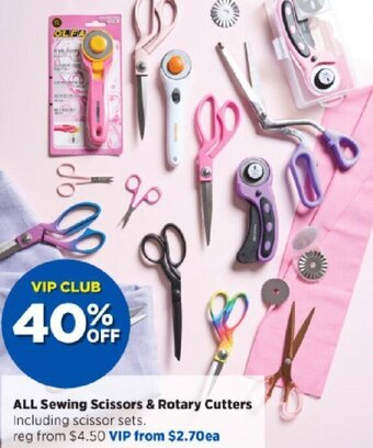 Spotlight All Sewing Scissors & Rotary Cutters offer