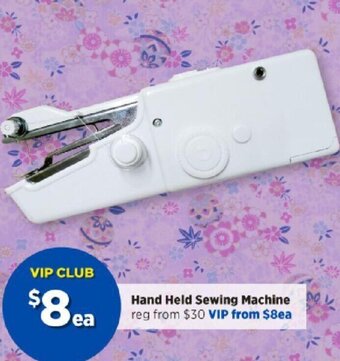 Spotlight Hand Held Sewing Machine offer