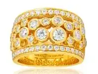 Shiels Flawless Cut 18ct Yellow Gold 1.80 Carat Diamond Ring offer