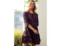 Harris Scarfe Leona Fuchsia Tiered Dress offer
