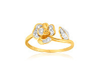 Shiels 9ct Yellow Gold Gorgeous Bead Diamond Ring offer