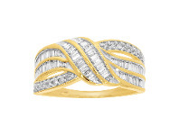 Shiels 9ct Yellow Gold 1/2 Carat Diamond Ring offer