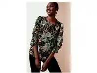 Harris Scarfe Khoko Smart Pleat Front Woven Top offer