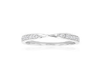 Shiels 9ct White Gold Diamond Eternity Ring with 16 Brilliant Cut Diamonds offer