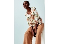 Harris Scarfe Khoko Collection Flounce Top in Viscose Linen offer
