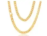 Shiels 9ct Gorgeous Yellow Gold Copper Filled Curb Chain offer
