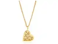 Shiels 9ct Gold Silverfilled Heart Pendant offer
