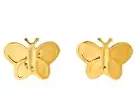 Shiels 9ct Rose Gold Butterfly Stud Earrings offer