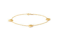 Shiels 9ct Yellow Gold Leaf 19cm Bracelet offer