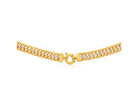 Shiels 9ct Yellow Gold Mesh Chain offer