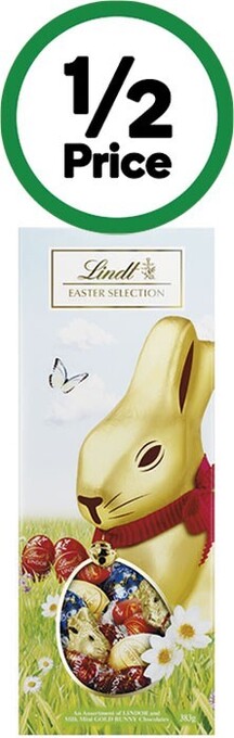 Woolworths Lindt easter gala gift box 383g offer