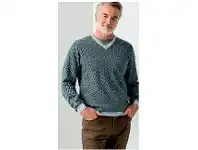 Bronson Casual Bruny Herringbone Cotton Blend Knit