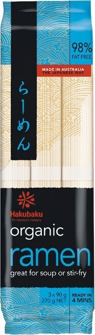 Woolworths Hakubaku noodles 270g offer