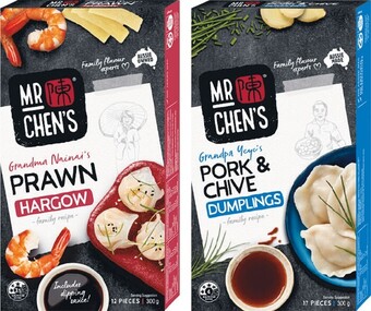 Mr chen’s yum cha 240-300g – excludes gluten free