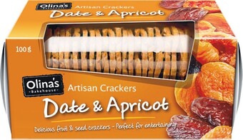 Woolworths Olina’s artisan crackers 100g offer