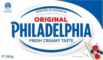 Woolworths Philadelphia cream cheese block 250g offer
